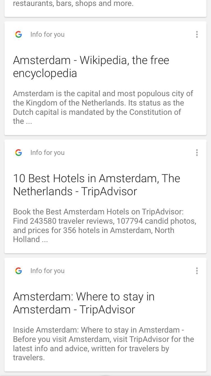 Google now