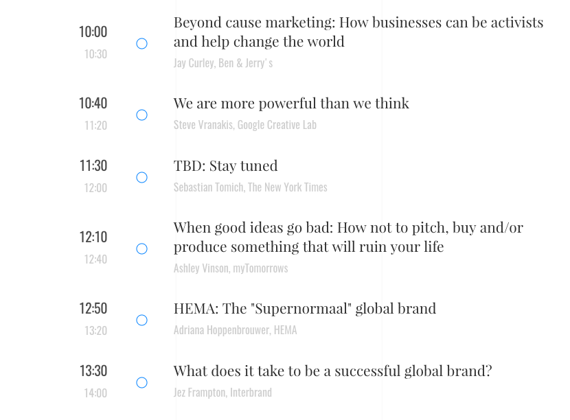 Onbrand 17 agenda