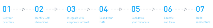 Digital asset management launch and adoption