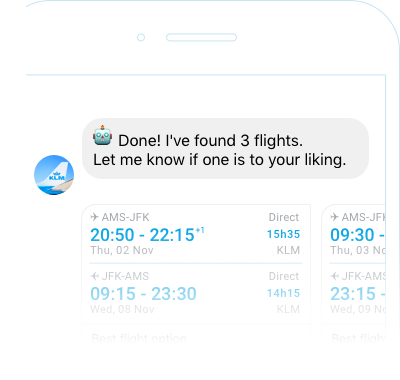 Chatbot marketing klm
