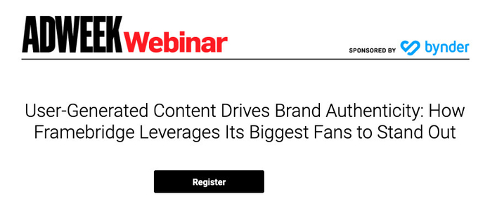 User generated content for brand authenticity bynder and framebridge digital asset management
