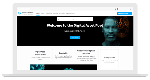 The Siemens Healthineers Brand Portal in Bynder