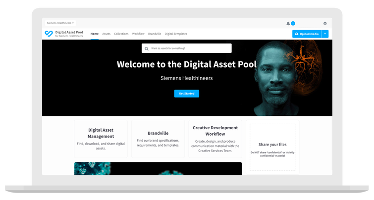 The Siemens Healthineers Brand Portal in Bynder
