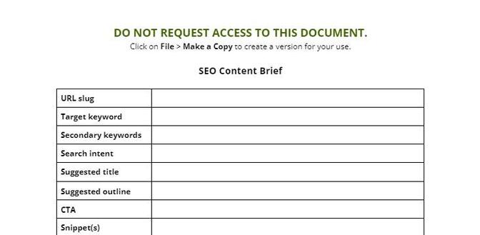 7 creative brief examples to help you improve your briefs