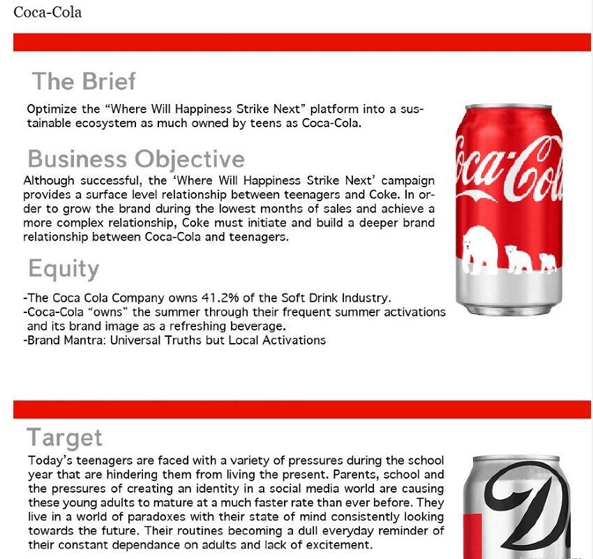 Improve briefs coca cola
