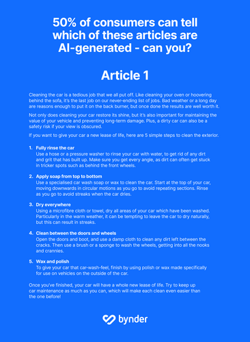 Bynder’s 'Human Touch' survey uncovers consumers opinions on the use of AI in content creation