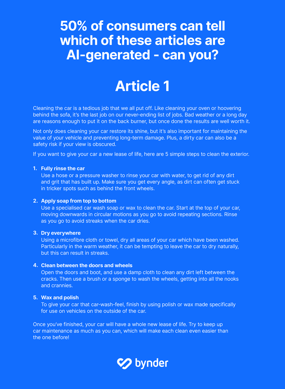 Bynder’s 'Human Touch' survey uncovers consumers opinions on the use of AI in content creation