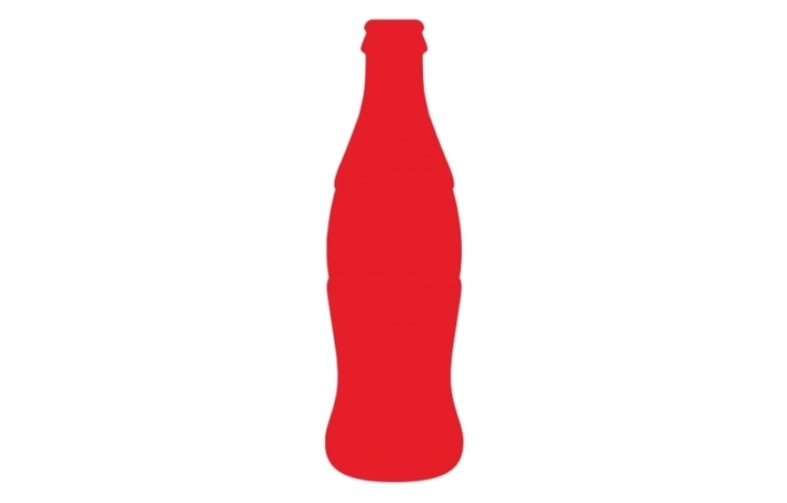 Coca cola bottle shape
