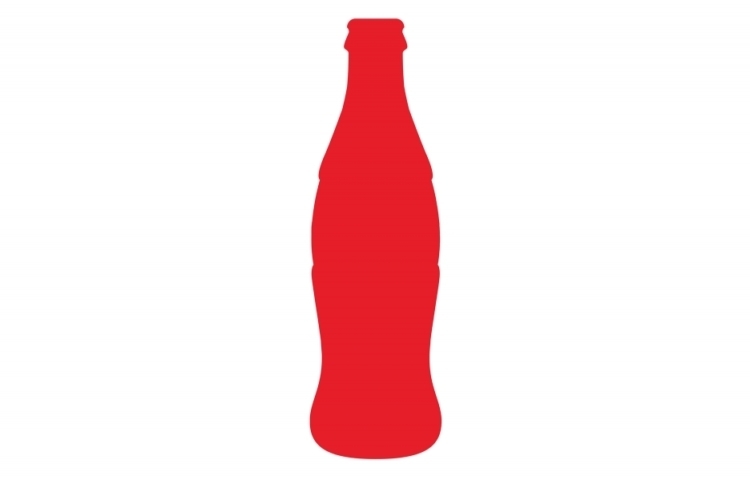 Coca cola bottle shape