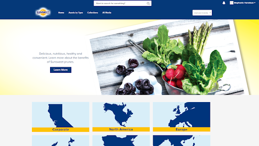 Sunsweet growers digital asset management portal