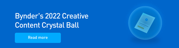 Creative content crystal balll cta