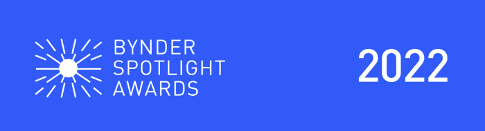 Bynder spotlight awards cta