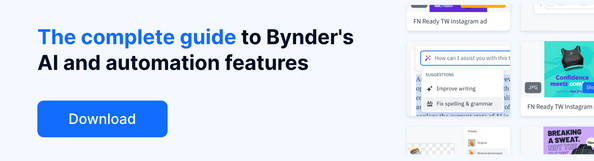 The complete guide to bynders ai and automation