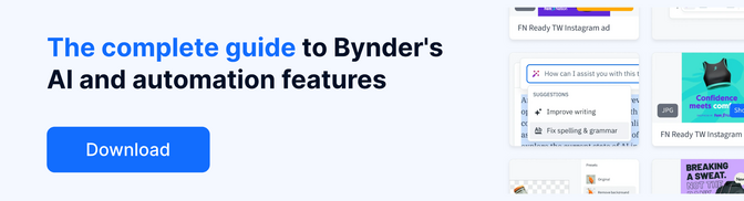 The complete guide to bynders ai and automation