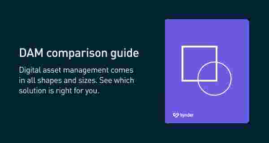 The easy way to compare DAM vendors for free.