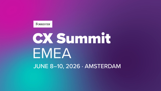 Forrester CX Summit EMEA