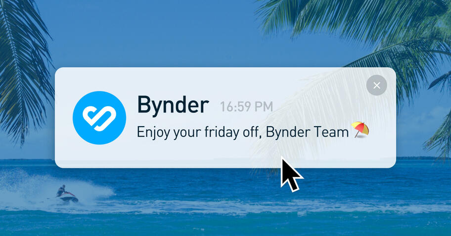 Bynder houdt deze zomer een vierdaagse werkweek aan