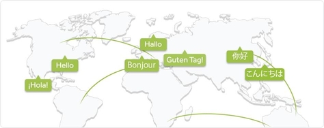 Webdam features autodetect language