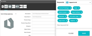 Webdam features custom metadata