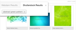 Webdam features shutterstock integration