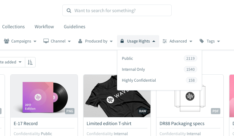 Usage Rights Filter