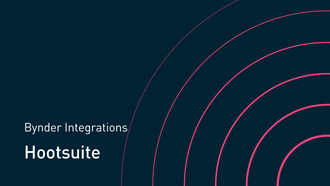 Bynder integrates with Hootsuite