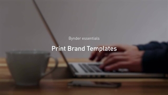 Bynder Print Brand Templates