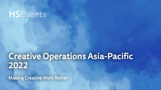 Creative Operations Asia-Pacific 2022