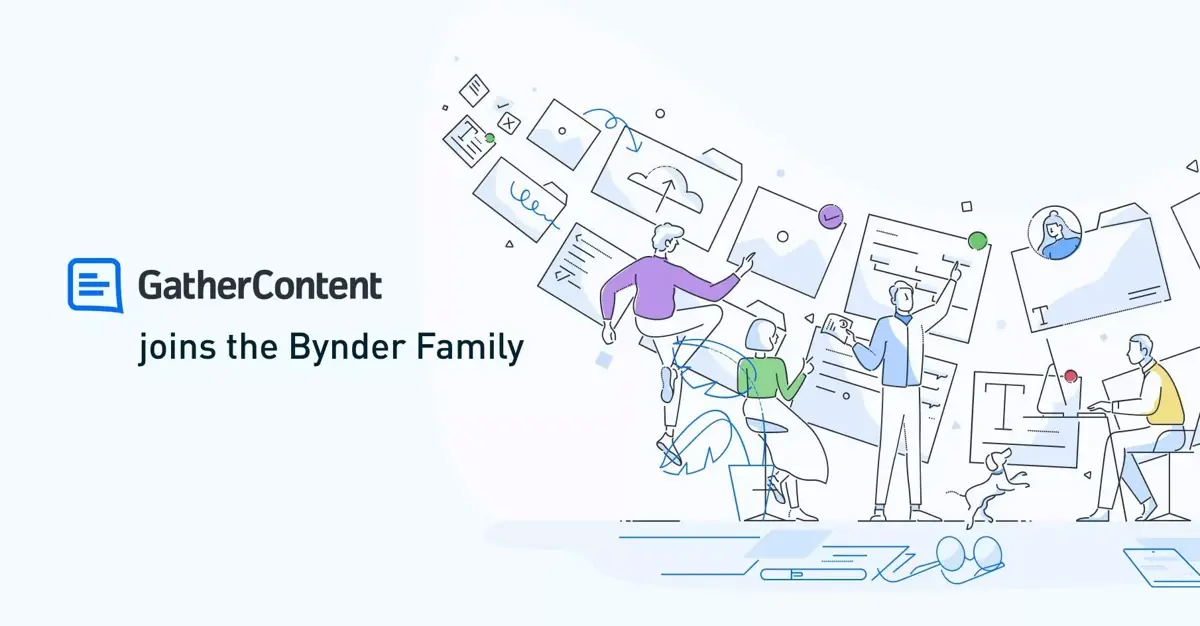 Blog Bynder Header 2022 March GatherContent Joins The Bynder Family