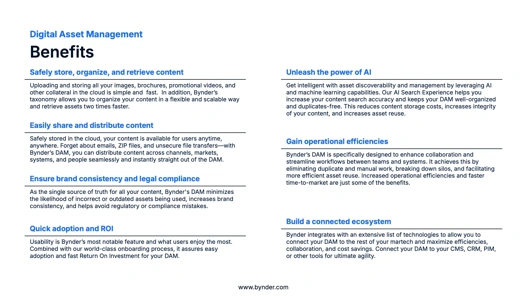 Digital Asset Management Feature Overview