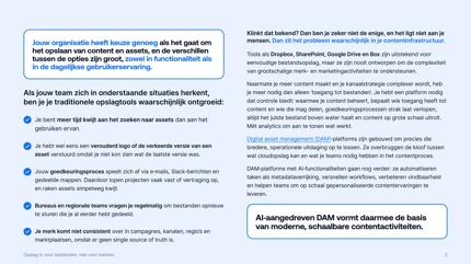 Ontdek hoe digital asset management teams helpt verder te komen dan alleen cloudopslag