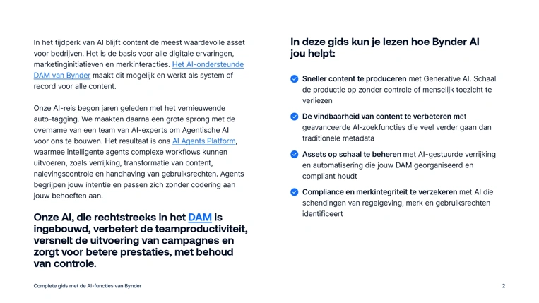 De complete gids met de AI&#8209;functies van Bynder