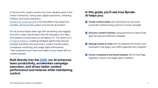 The complete guide to Bynder’s AI capabilities