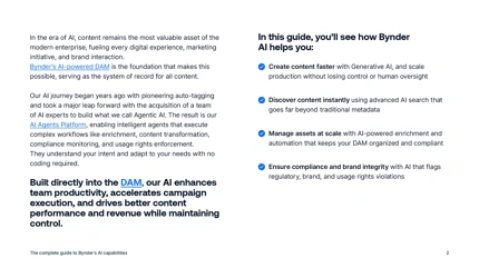 The complete guide to Bynder’s AI capabilities