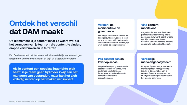 Ontdek hoe digital asset management teams helpt verder te komen dan alleen cloudopslag