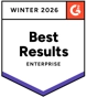 Badge G2 Best Results Enterprise Winter 2026