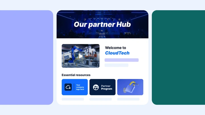Launch faster with curated, on-brand GTM hubs