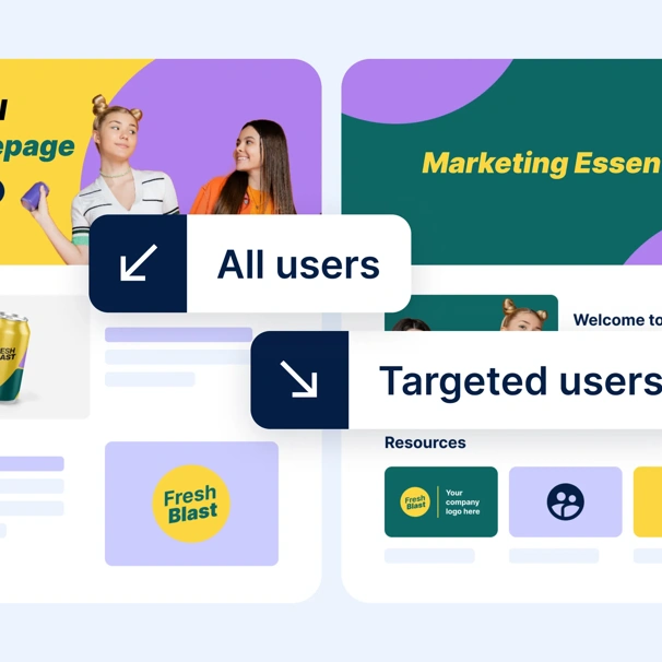 Homepage Experience that drives adoption