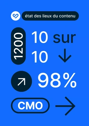 État des lieux du contenu