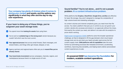 Discover how digital asset management helps teams move beyond cloud storage