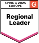 Badge G2 Leader Europe Spring 2025