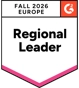 Badge G2 Regional Leader Europe Fall 2026