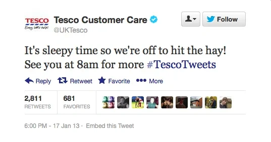 Blog Content 2015 May Succesful Social Media Campaigns Tesco Hitting The Hay