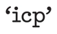 ICP icon
