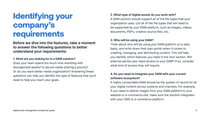 Cut through the noise and find the right DAM, faster