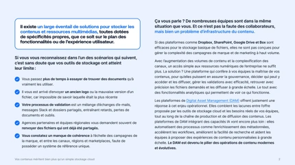Le DAM : bien plus qu'un simple stockage cloud pour vos équipes