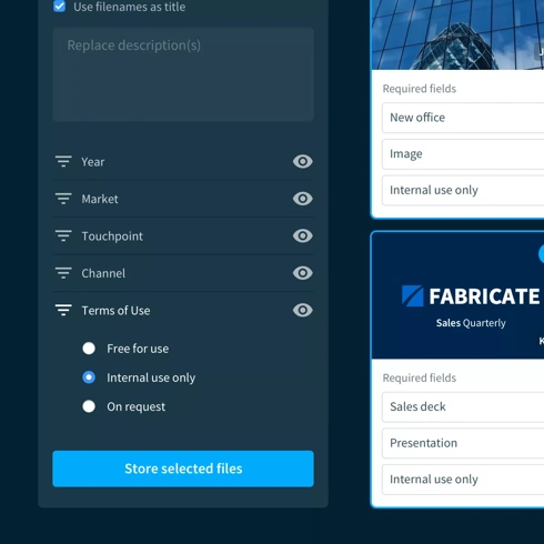 Control access and usage rights