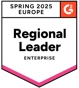 Badge G2 Enterprise Leader Europe Spring 2025