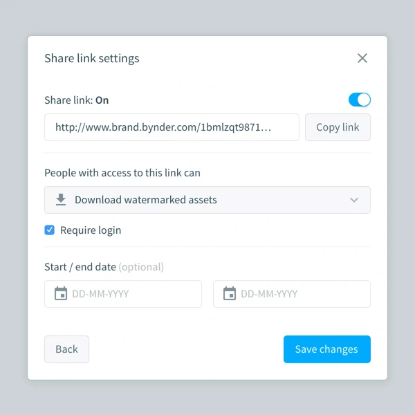 Manage your brand assets in one place