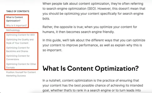 Blog Content 2024 January Seo Optimized Content Table Of Contents